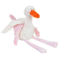 Peluche cigüeña stella rosa 25cm - Happy Horse