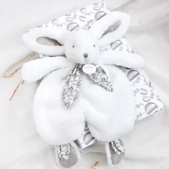 Peluche Conejo blanco 29 cm - Doudou et Compagnie