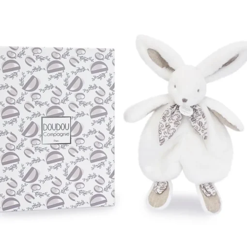 Peluche Conejo blanco 29 cm - Doudou et Compagnie