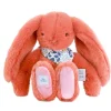 Peluche Conejo Fleurette terracotta 25 cm - Doudou et Compagnie