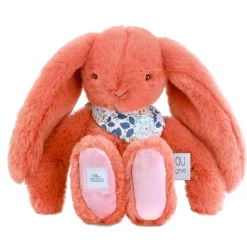 Peluche Conejo Fleurette terracotta 25 cm - Doudou et Compagnie