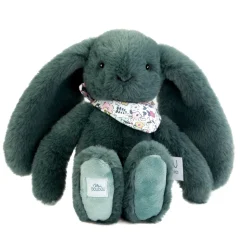 Peluche Conejo Fleurette verde 25 cm - Doudou et Compagnie