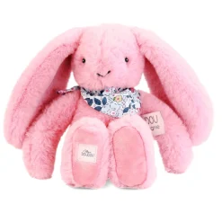 Peluche Conejo Fleurette rosa 25 cm - Doudou et Compagnie