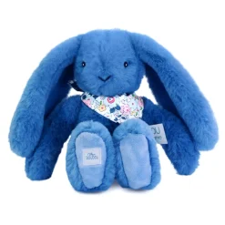 Peluche Conejo Fleurette azul 25 cm - Doudou et Compagnie