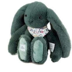 Peluche Conejo Fleurette verde 25 cm - Doudou et Compagnie