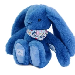 Peluche Conejo Fleurette azul 25 cm - Doudou et Compagnie