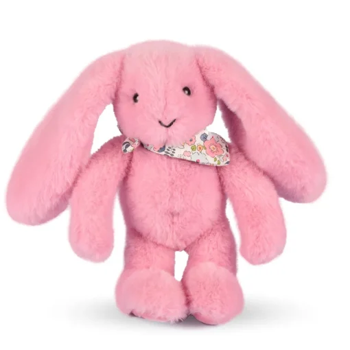 Peluche Conejo Fleurette rosa 25 cm - Doudou et Compagnie