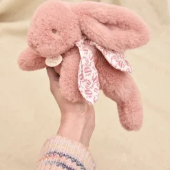 Peluche conejo rosa 25 cm - Doudou et Compagnie