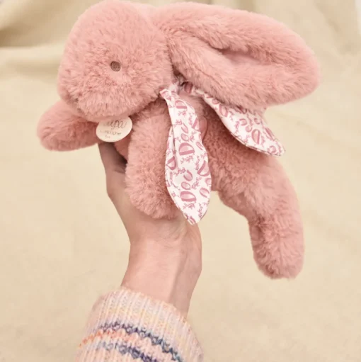 Peluche conejo rosa 25 cm - Doudou et Compagnie