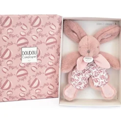 Peluche Conejo rosa 18 cm - Doudou et Compagnie