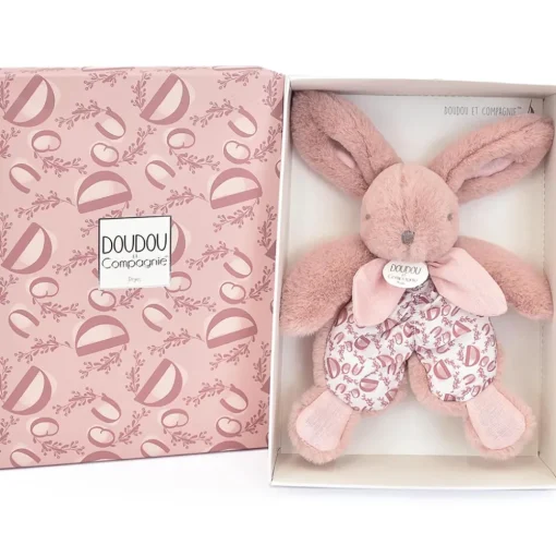 Peluche Conejo rosa 18 cm - Doudou et Compagnie
