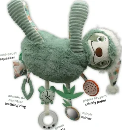 Peluche de actividad Chillos el perezoso - Les Déglingos