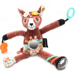 Peluche de actividad de viaje Mélimélos el ciervo - Les Déglingos