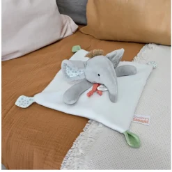 Peluche elefante gris 25 cm - Doudou et Compagnie