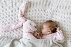 Peluche Lapin Richie rose clair 58 cm - Happy Horse