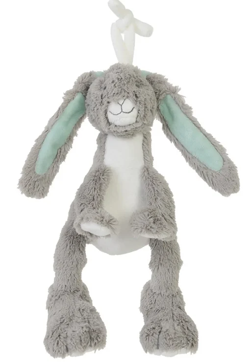 Peluche Lapin Twine gris 22 cm - Happy Horse