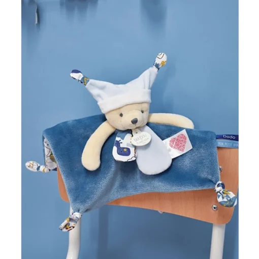 Peluche oso azul - Doudou et Compagnie