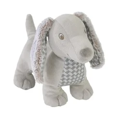 Peluche perro salchicha Dex gris 25cm - Happy Horse