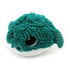 Peluche pez globo mamá y bebé verde - Les Déglingos