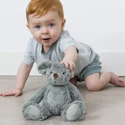 Peluche souris Mel 25cm verde de gris - Happy Horse