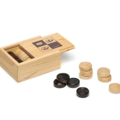 Peones de madera para las damas - Cayro