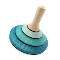 Peonza de madera Tango turquesa 45mm - Mader