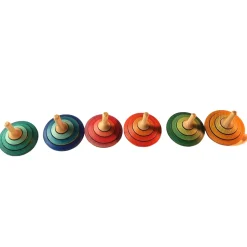 Peonza de madera Tango turquesa 45mm - Mader