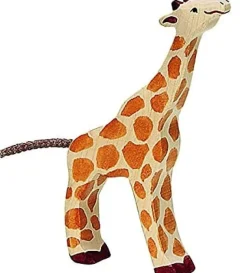 Pequeña figura de jirafa, comiendo - Holztiger