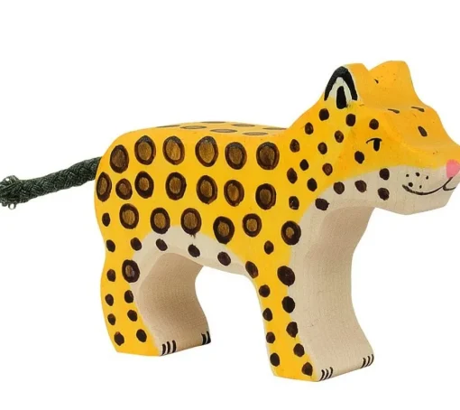 Pequeña figura de leopardo - Holztiger