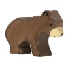 Pequeña figura de oso pardo - Holztiger