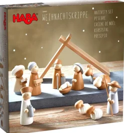 Pesebre de Navidad de madera - Haba