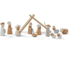 Pesebre de Navidad de madera - Haba