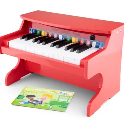 Piano electrónico rojo - 25 teclas - New Classic Toys