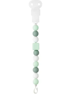 Pinza de silicona para maniquí blanco menta - Nattou
