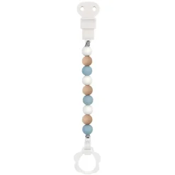 Pinza de silicona para pezones azul blanco beige - Nattou