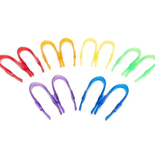 Pinzas de colores translúcidos - TickiT