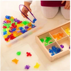 Pinzas de colores translúcidos - TickiT