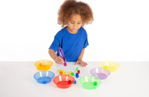 Pinzas de colores translúcidos - TickiT