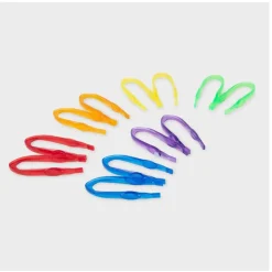 Pinzas de colores translúcidos - TickiT