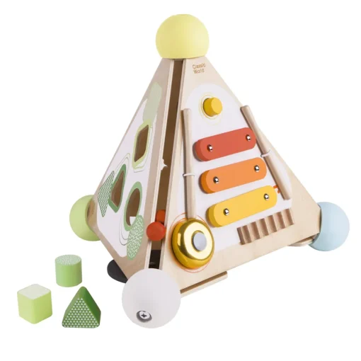 Pirámide de actividades de madera - Classic World