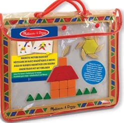 Pizarra magnética y kit de patrones - Melissa & Doug