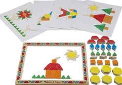Pizarra magnética y kit de patrones - Melissa & Doug