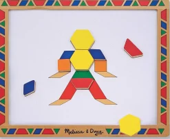 Pizarra magnética y kit de patrones - Melissa & Doug