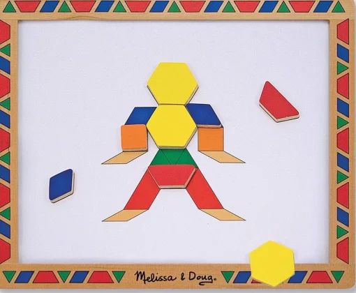Pizarra magnética y kit de patrones - Melissa & Doug