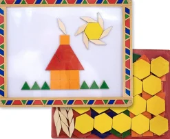 Pizarra magnética y kit de patrones - Melissa & Doug