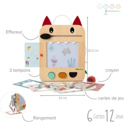 Pizarra mágica Louis el lobo - Lilliputiens