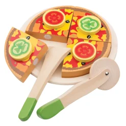Pizza de madera para cortar - New Classic Toys