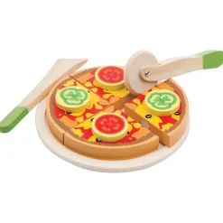 Pizza de madera para cortar - New Classic Toys