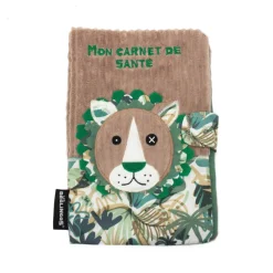Portada de la cartilla sanitaria Jelekros el león - Les Déglingos