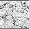 Póster grande para colorear de mariposas - Melissa & Doug